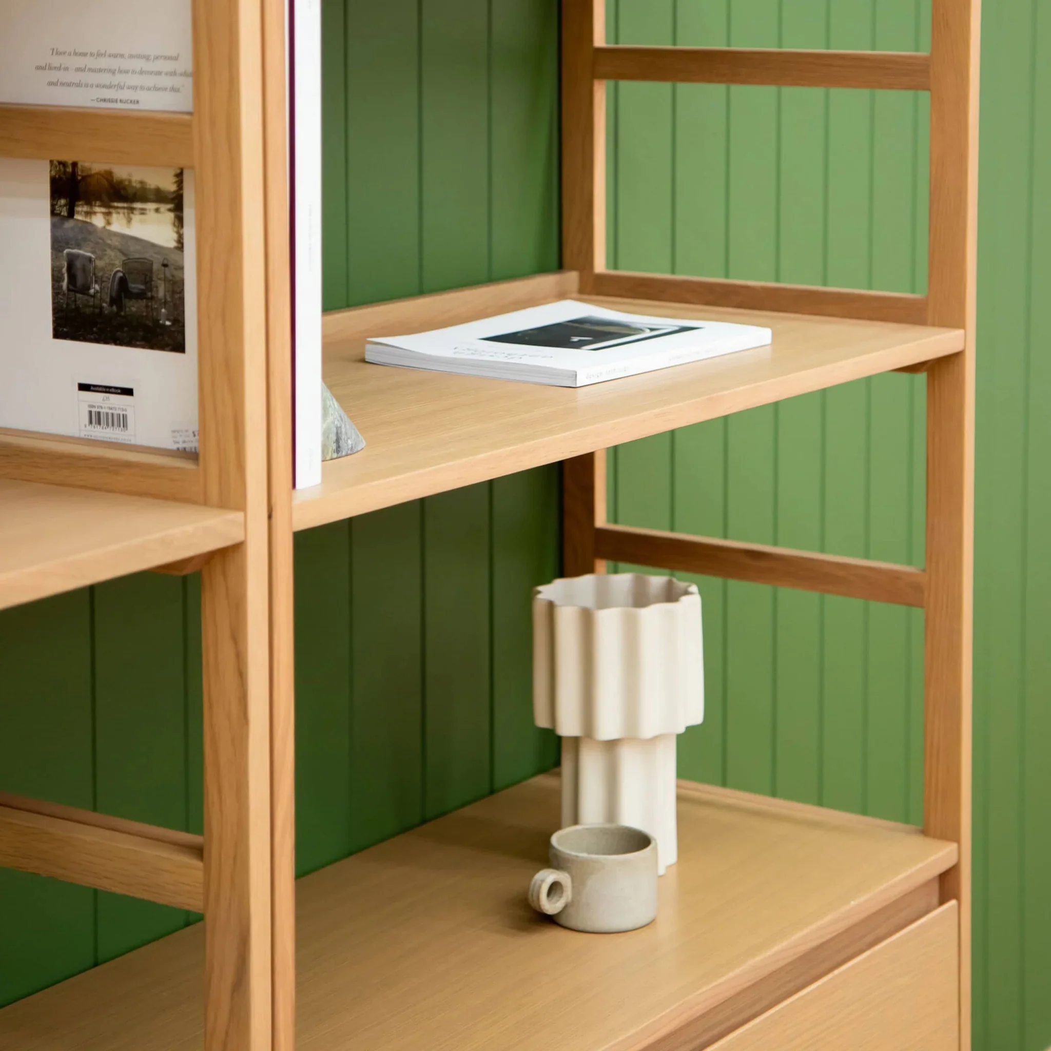 Advance Shelving Unit Oak - Image 5