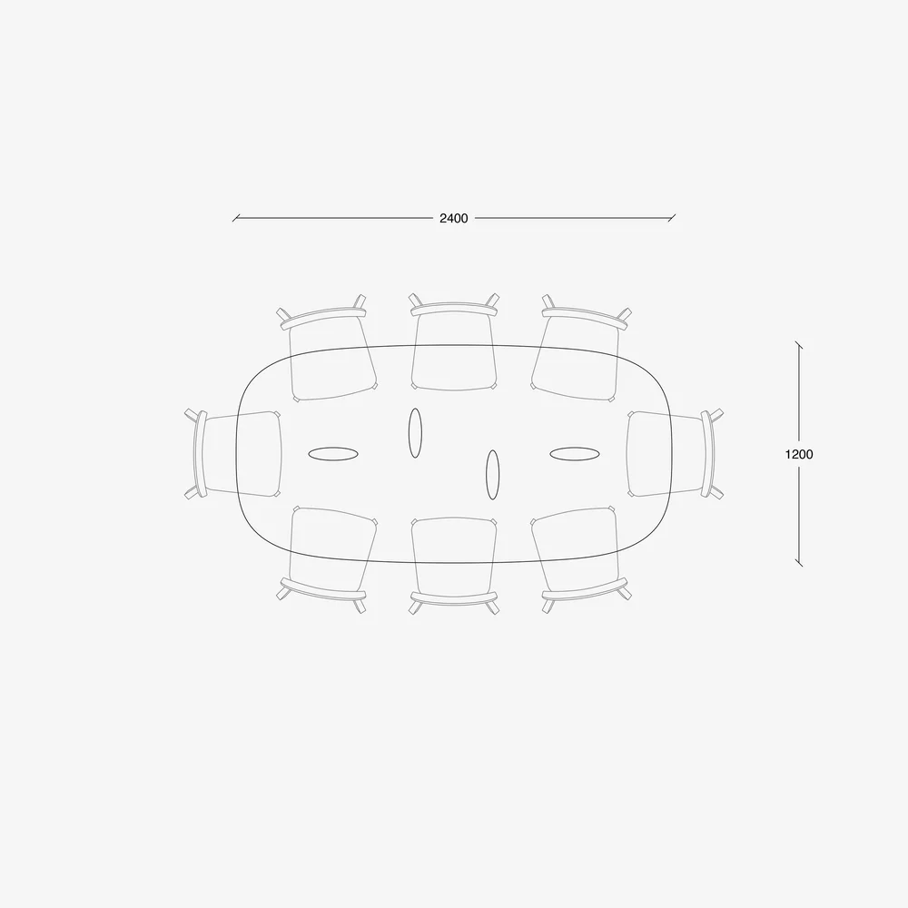 Kiri Dining Table 8 Seater - Image 7