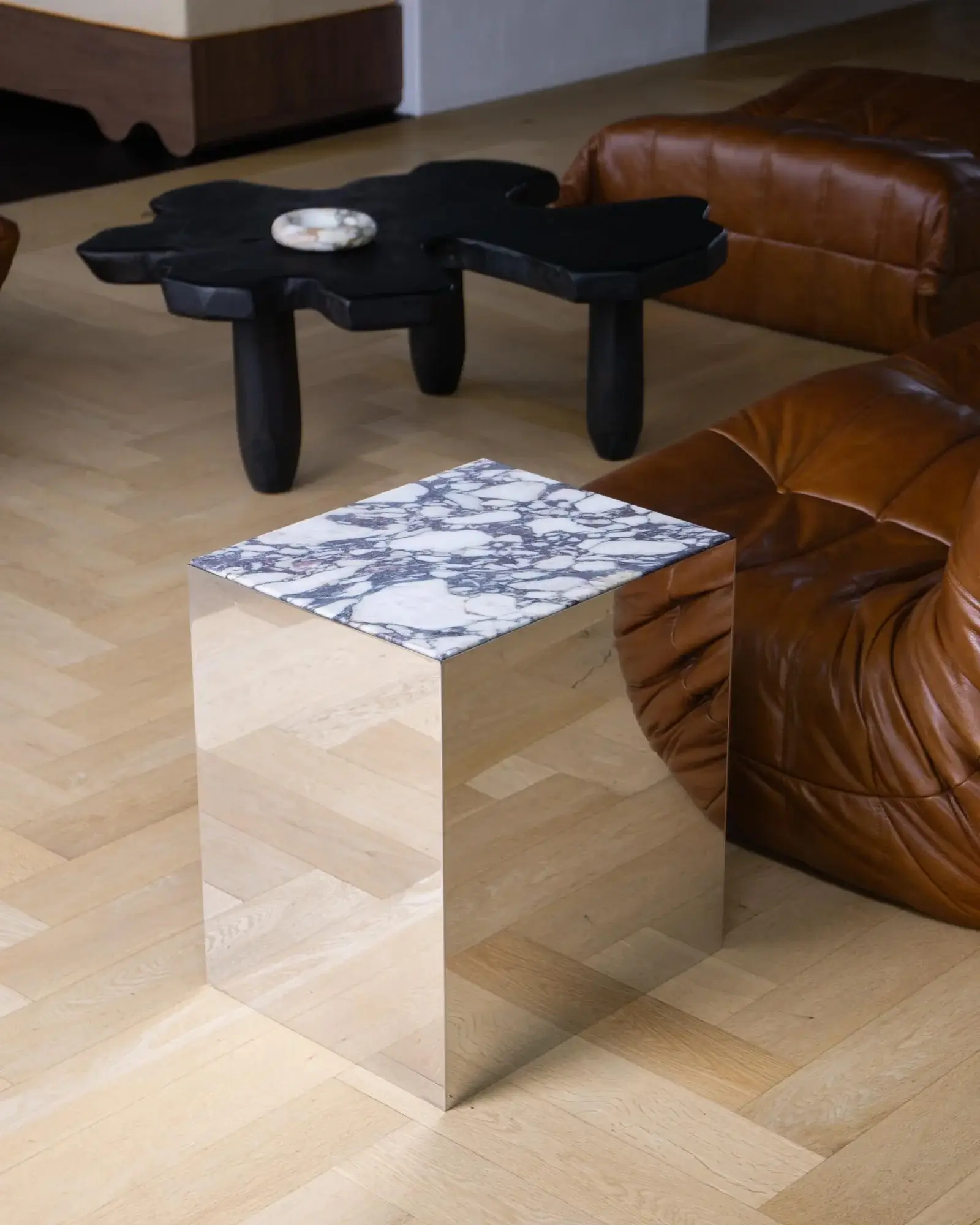 Milano Chrome Side Table - Image 3