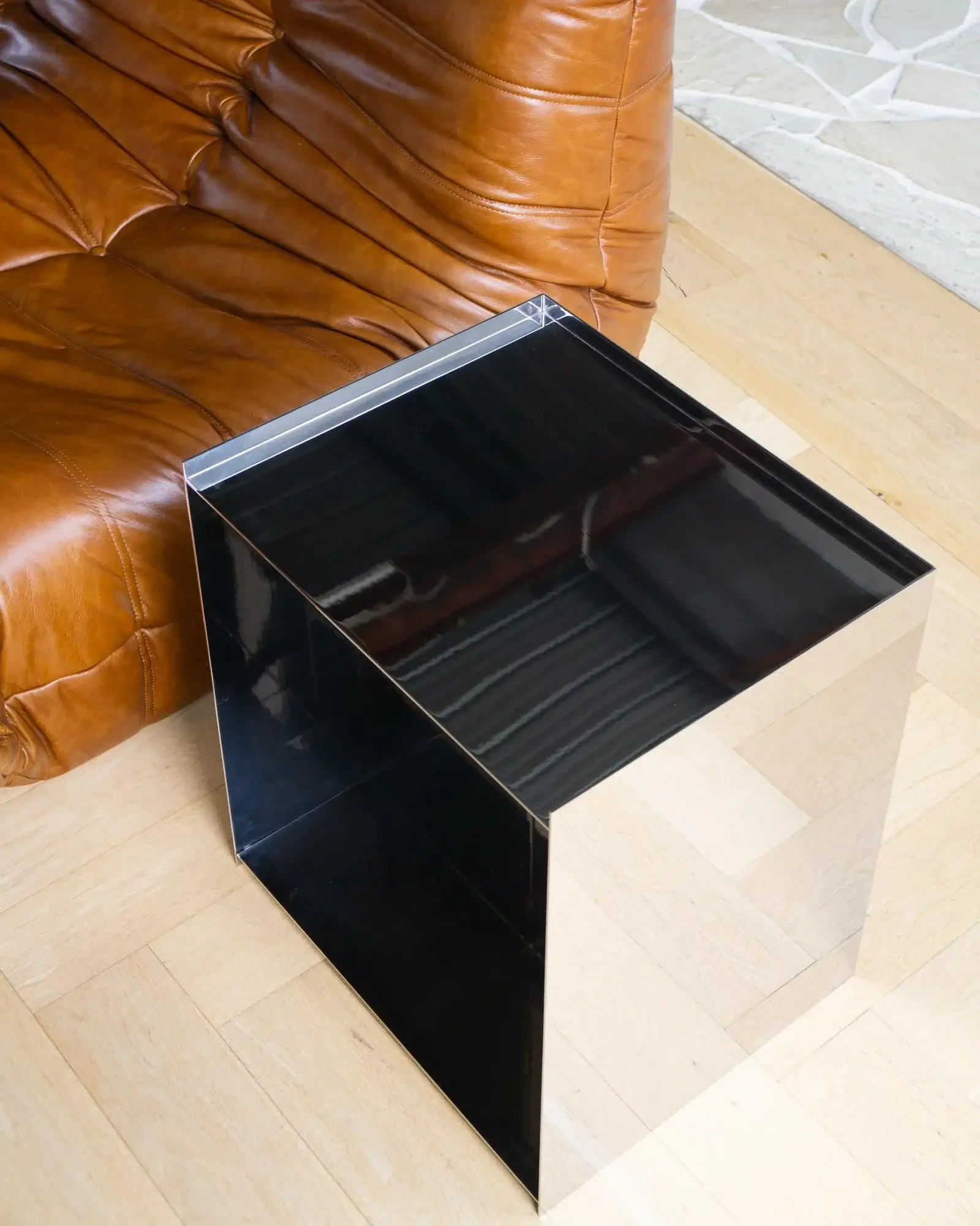 Milano Chrome Side Table - Image 6